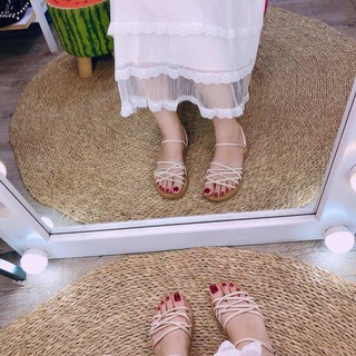 Sandal quai chéo rọ đế mềm