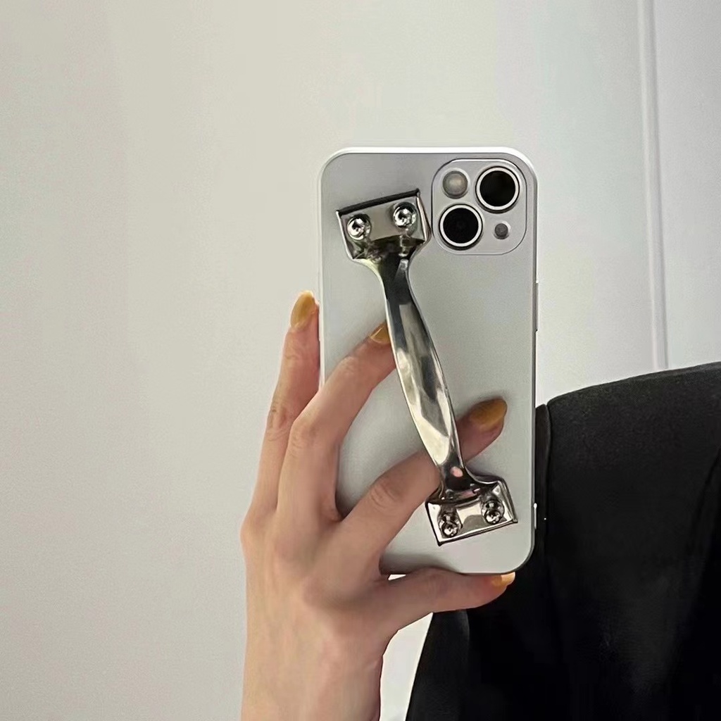 Ốp Điện Thoại Hình Tay Cầm Cửa Độc Đáo Cho iphone 13 Pro Max i13 13pro i11 11ProMax i11 iX XR Xs Max 7plus 8plus 12Pro 12 Pro Max