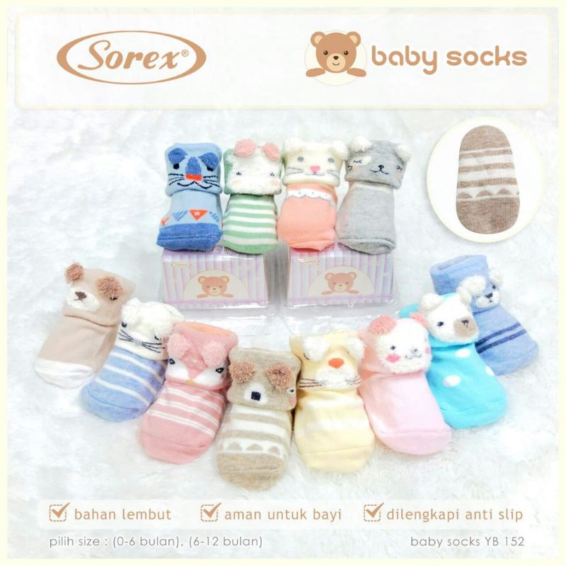 Tất Thú Siêu Xinh Cho Bé 0-6m Nhiều Mẫu (có chống trơn)