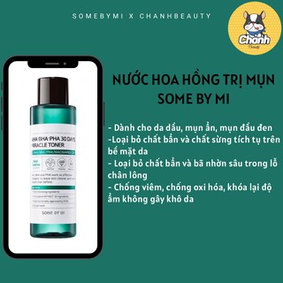 Toner làm sạch sâu aha-bha-pha 30days some by mi