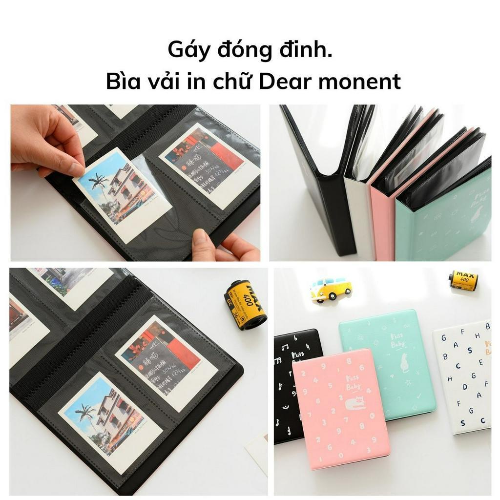 Combo abum ảnh bìa da hình mèo + In 72 ảnh 8x10 phủ UV in ảnh theo yêu cầu cho con quà tặng ý nghĩa Tú Vy Studio