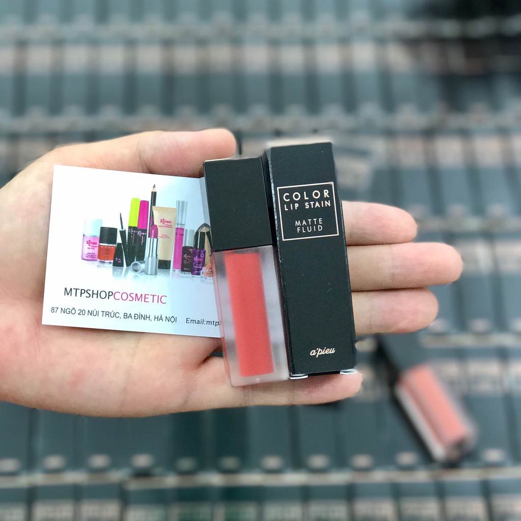 Son kem lì Apieu Color Lip Stain Matte Fluid