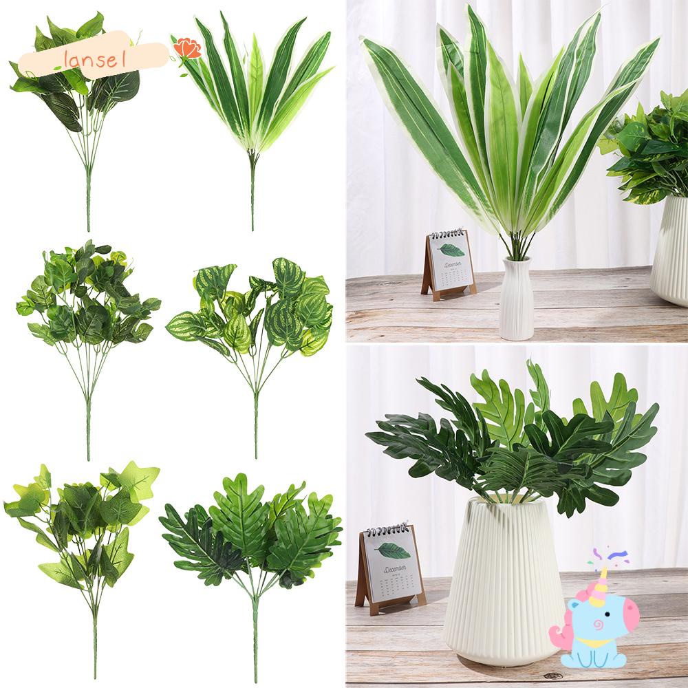 1 Bó Hoa Lá Mùa Thu Nhân Tạo Sống Động Như Thật Dùng Trang Trí Nhà Cửa / Tiệc Cưới