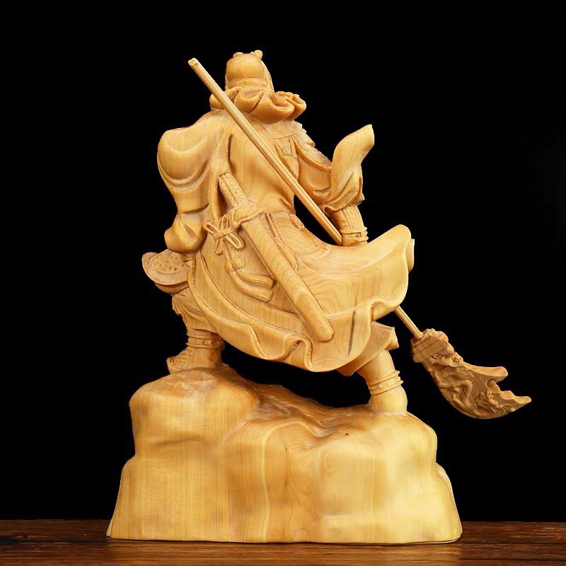 Tượng Quan Công,Quan Vũ gỗ Hoàng Dương
