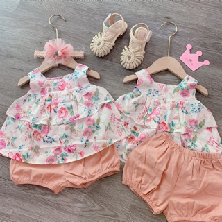 SET BỘ HOA 2 TẦNG CHO BÉ GÁI