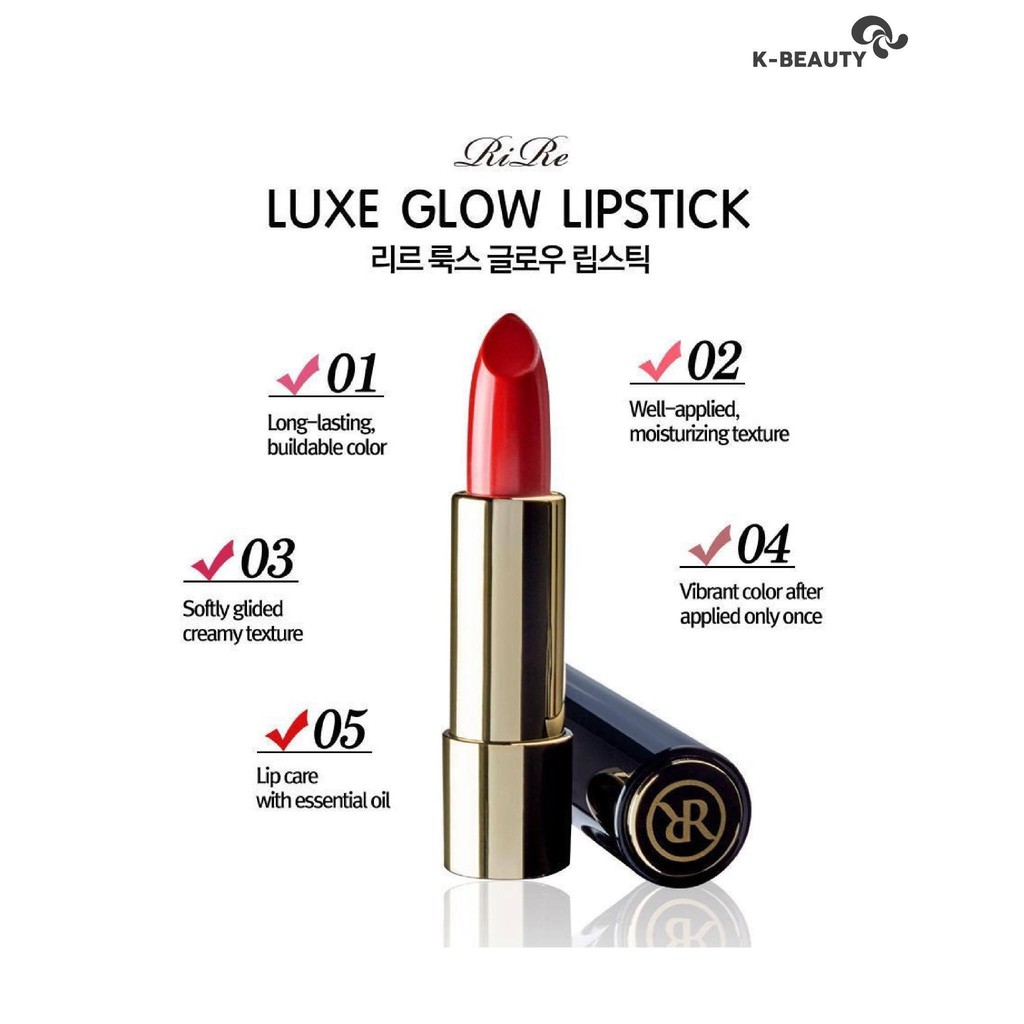 Son thỏi Rire Luxe Glow Lipstick (màu 01)