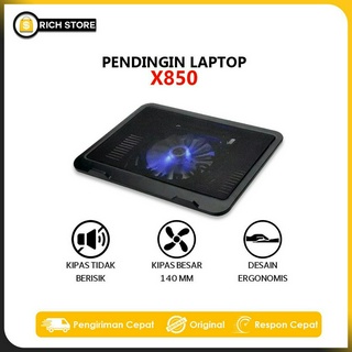 Quạt Tản Nhiệt X-850 15 Inch Có Đèn Led Cho Laptop
