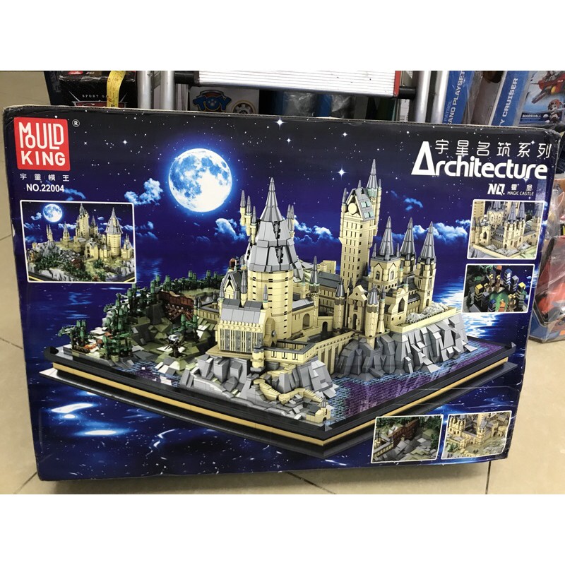 Đồ Chơi Xếp Hình Mould King 22004 Tiểu cảnh lâu đài Hogwarts Harry Potter