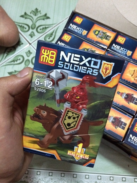 Mẫu Mô Hình Lego Jual LeLe 92006(1-6) Nexo Knights