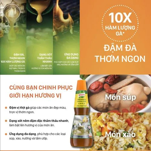 Knorr Xốt Nêm Đậm Đặc Thịt Gà 1kg