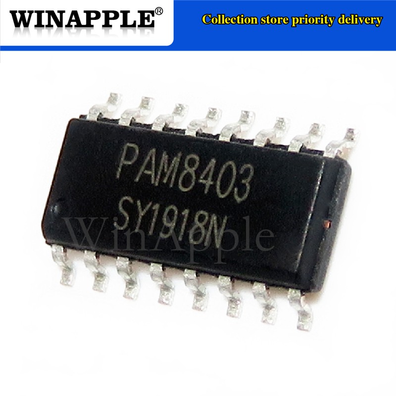 10pcs/lot PAM8403 8403 SOP-16 In Stock