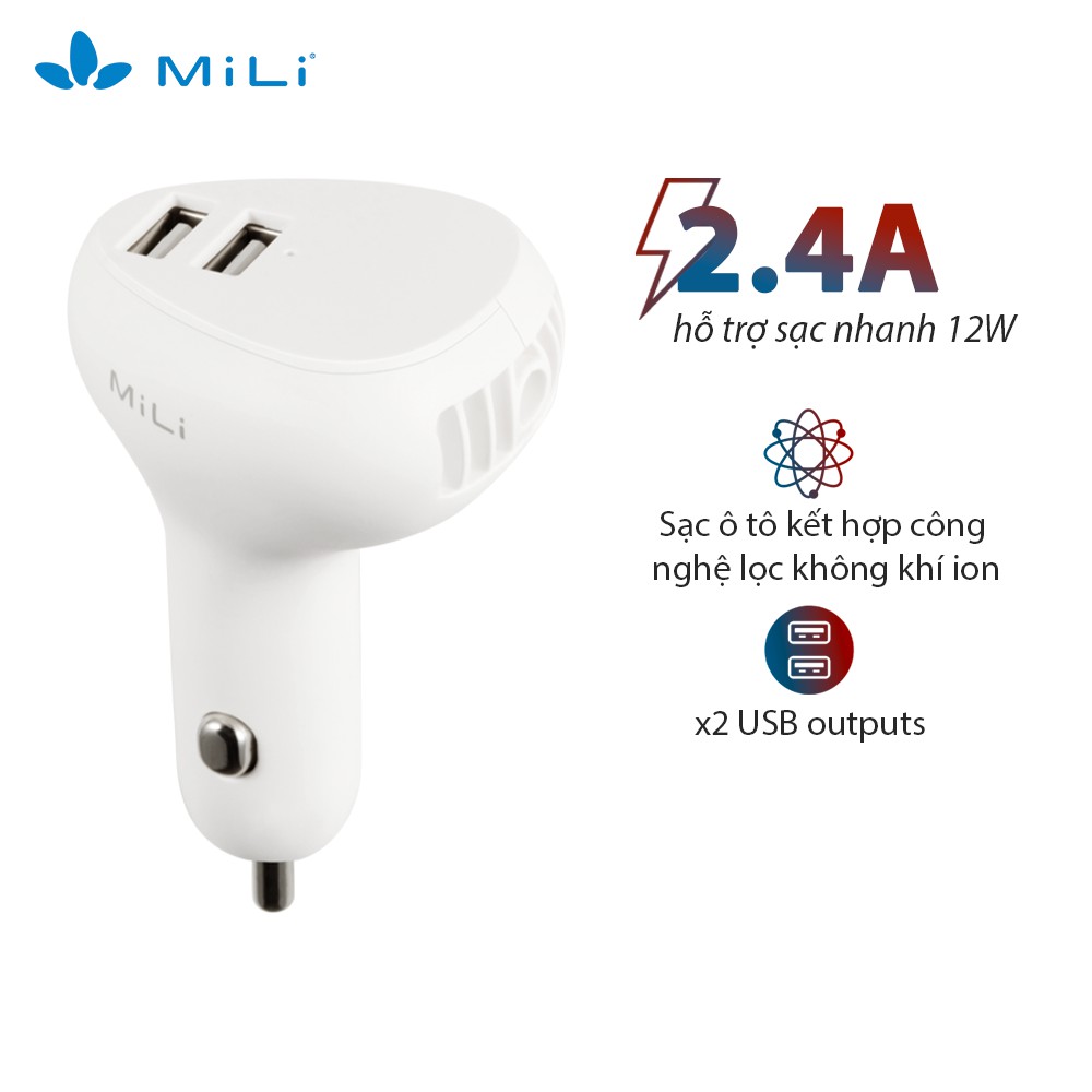 Sạc ô-tô Smart Air MiLi - HC-C39