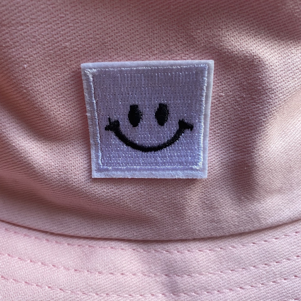 Mũ Bucket vành tròn mặt cười smile phong cách Hàn Quốc - M32