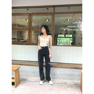 Quần Bò Ống Rộng 9133 MoonHee
