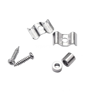 SQC 1 Pair Metal String Tree Guide Retainer for ST & SQ Electric Guitar Bass Replacement Parts Silver