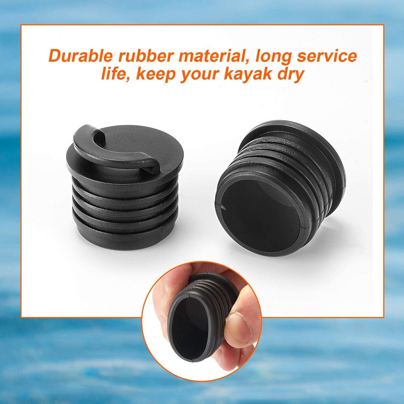 Set 8 Nút Chặn Lỗ Thoát Nước Thuyền Kayak 32cm