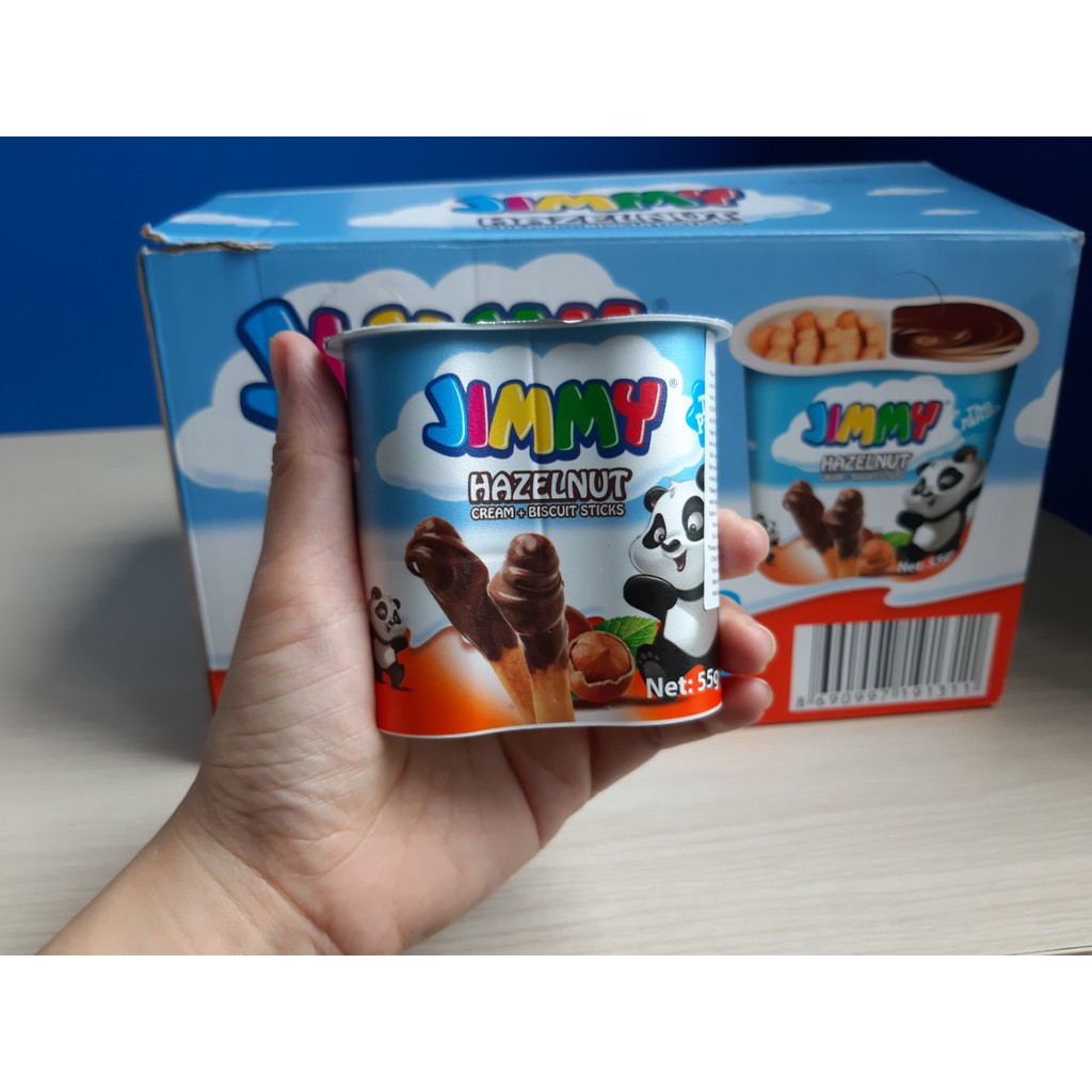 Bánh quy Jimmy - Bánh chấm kem Thổ Nhĩ Kỳ ngon 4 vị 55gr | BigBuy360 - bigbuy360.vn