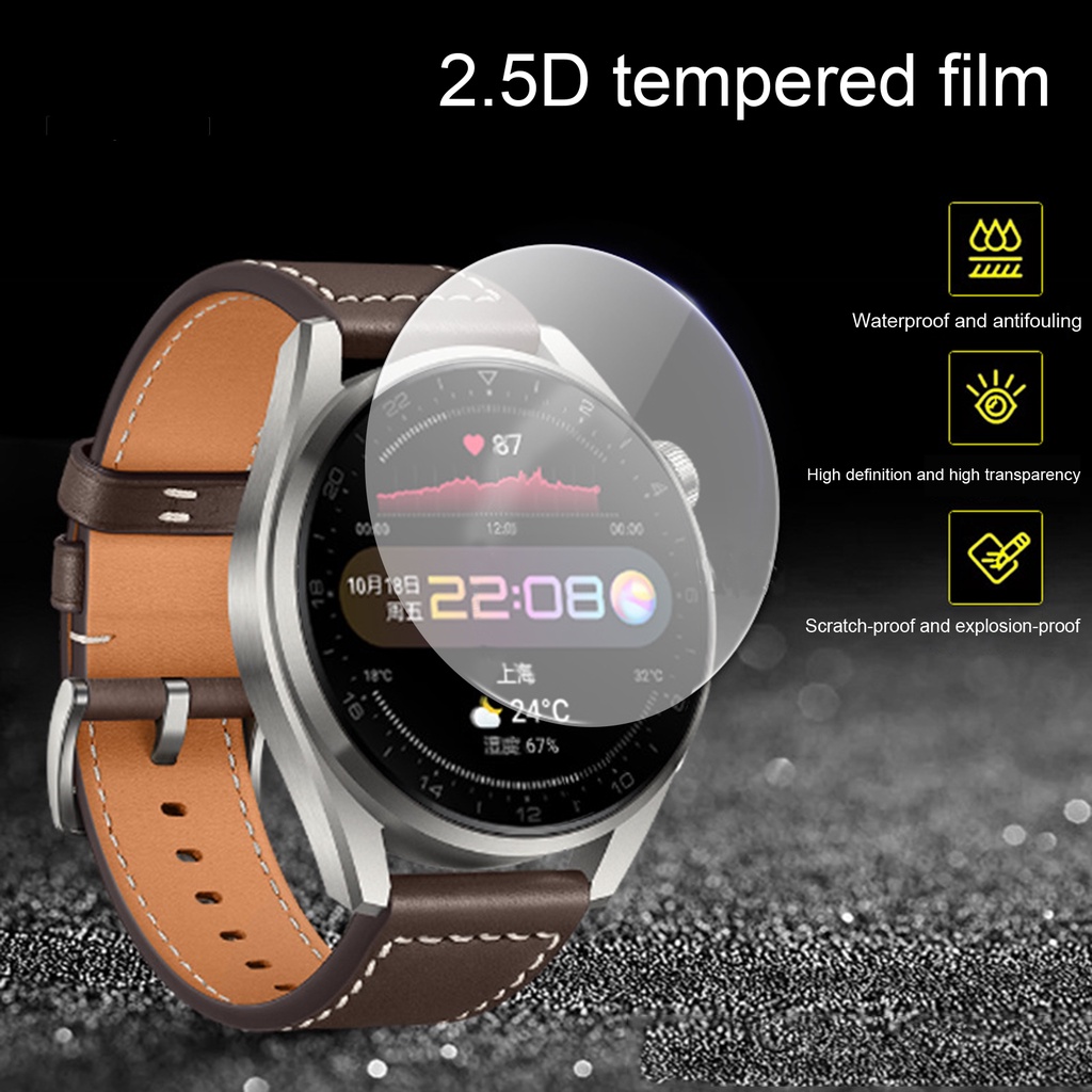 1 Kính Cường Lực Siêu Mỏng Bảo Vệ Màn Hình Đồng Hồ Thông Minh Huawei Watch 3 Pro