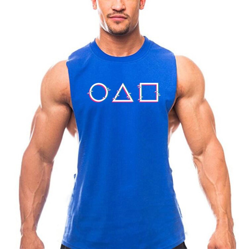 Áo thun ba lỗ in hình phong cách Hàn Quốc cho nam