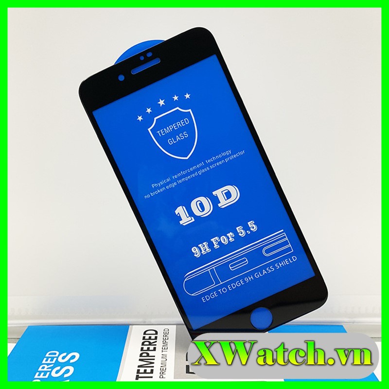 Kính cường lực 10D iphone 12 Mini , 12 pro, 12 pro max 6s plus 7 Plus 8 Plus X Xr XsMax 11 11 pro 11 pro max