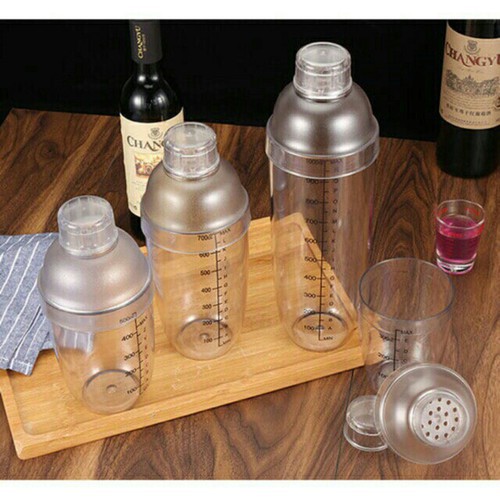 Bình lắc pha chế trà sữa &amp; cocktail ( bình lắc-shaker) 350ml - 530ml - 1000ml