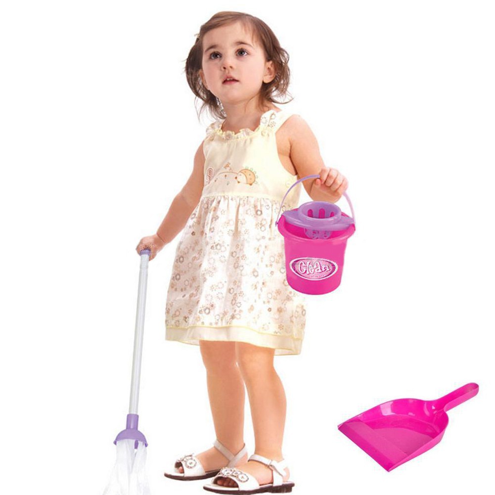 Bộ đồ chơi vệ sinh nhà cửa thú vị dành cho các bé