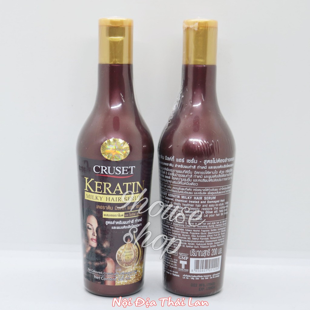 01 Chai Dưỡng Tóc Cruset Keratin Complex Thái Lan 200ml