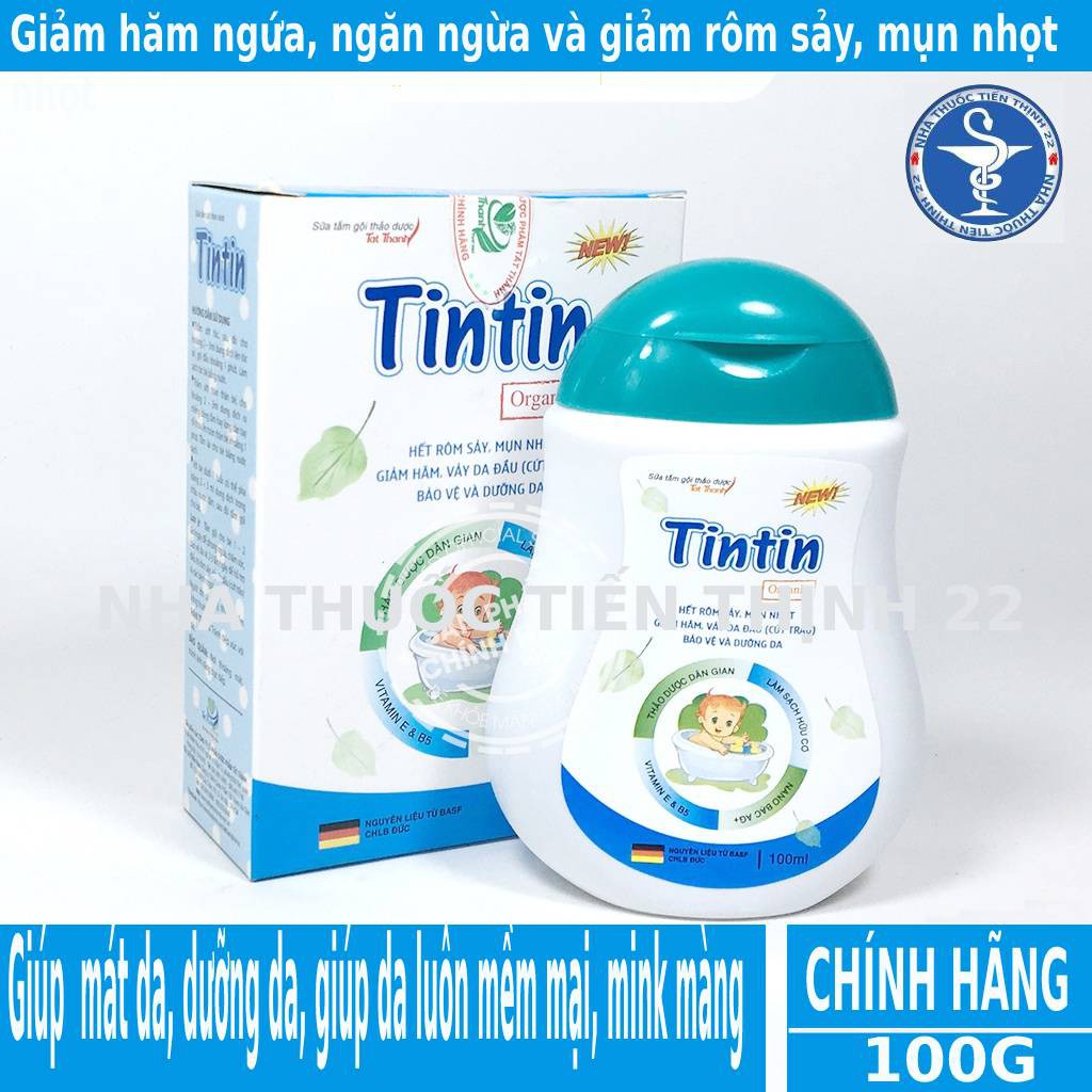 Sữa tắm Bé Tintin 100ml của Tất Thành pharma