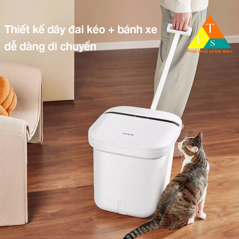 Bồn ngâm chân thư giãn massage chân HITH T1 - Bồn Ngâm chân + Bấm huyệt Shiatsu + Sưởi nhiệt DPS 3.0