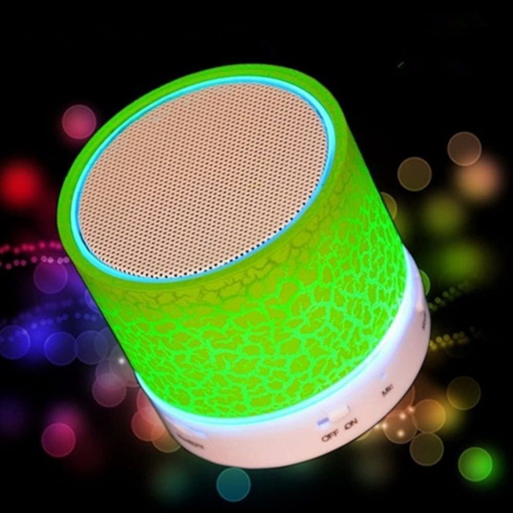 Loa MP3 không dây bluetooth VIRWIR mini âm thanh siêu trầm có đèn LED hỗ trợ thẻ TF cho điện thoại