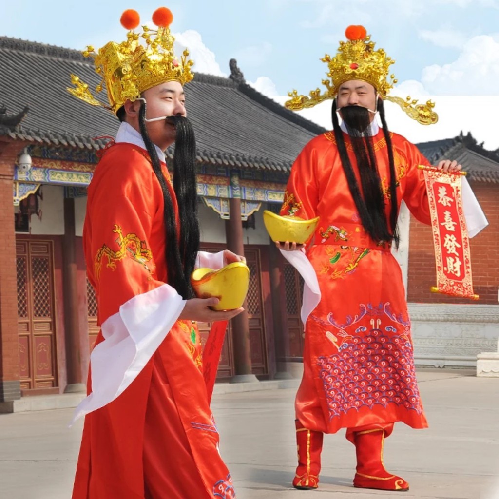 Trang Phục Thần Tài Quần Áo Thần Tài Trang Phục Phúc Lộc Thọ Phù Hợp Các Sự Kiện Khai Trương Tết Nguyên Đán