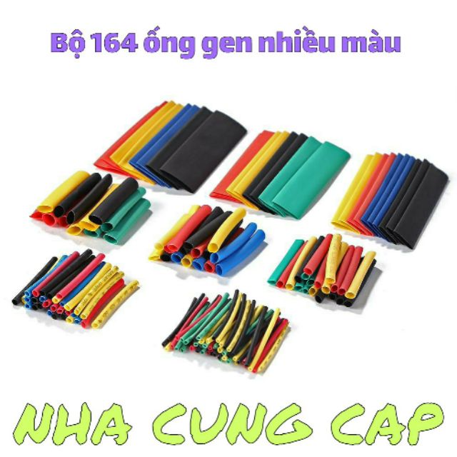 (GIÁ HỦY DIỆT) BỘ 164 ỐNG GEN NHIỀU MÀU