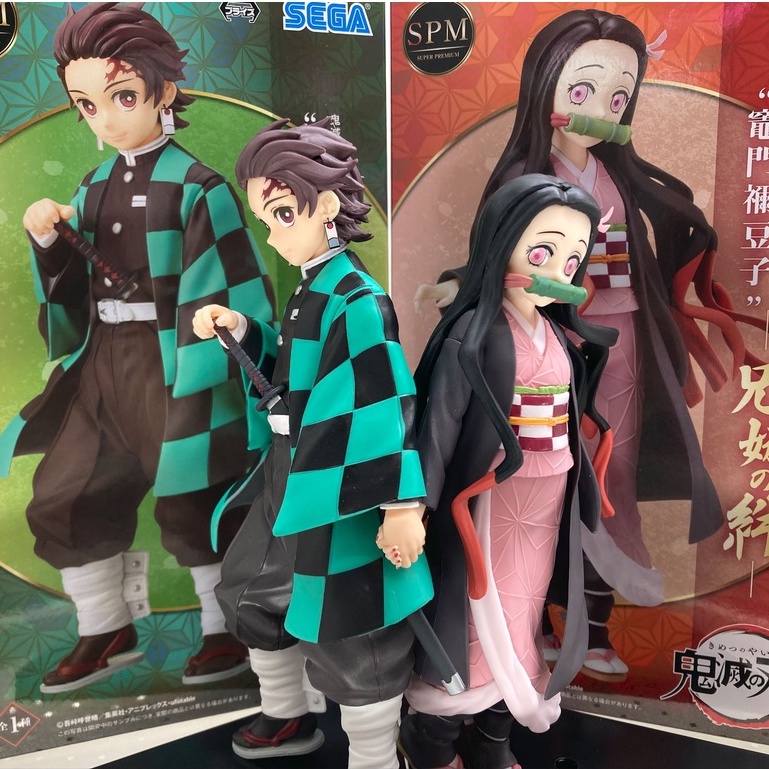 🔔 CÓ SẴN 🔔 Set 2 mô hình Demon Slayer: Kimetsu no Yaiba Nezuko and Tanjiro Sibling Bonds Ver. Super Premium Figure
