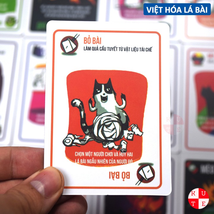 Mèo Nổ Mở Rộng Timebomb Kittens Mèo Nổ Hẹn Giờ Việt Hóa Lá Bài