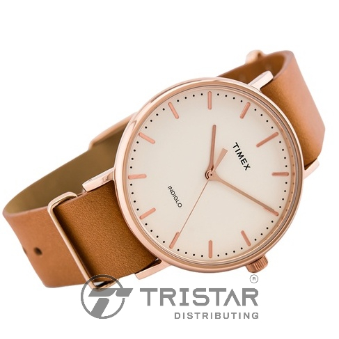 Đồng hồ Unisex Nam Nữ Timex Fairfield TW2P91200 Dây Da - Chính Hãng