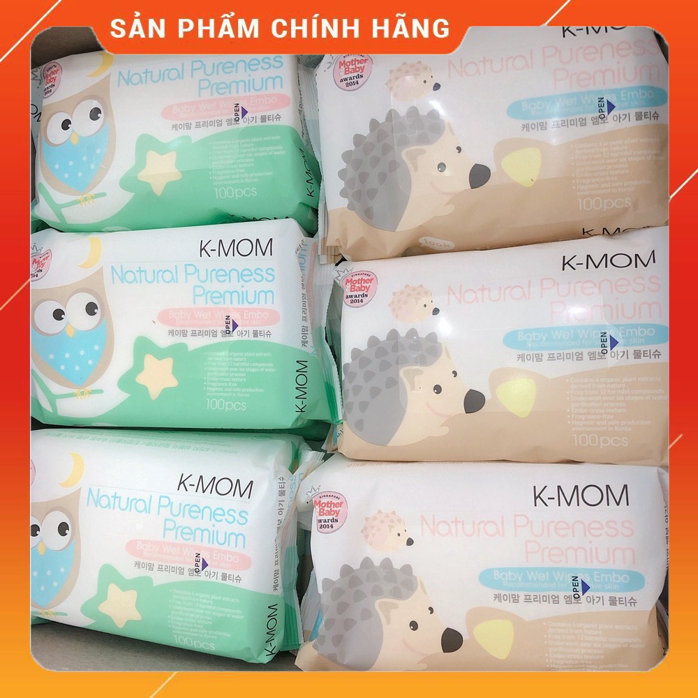 Khăn ướt cao cấp K-Mom 100 tờ