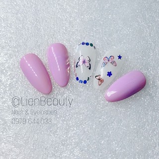 NailBox - Bộ móng up sẵn tặng kèm rũa, miếng dan silicone và keo chuyên dụng