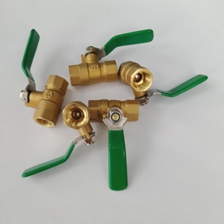 Van gạt khóa máy nén khí, van khóa 1/4 loại ren trong 13mm