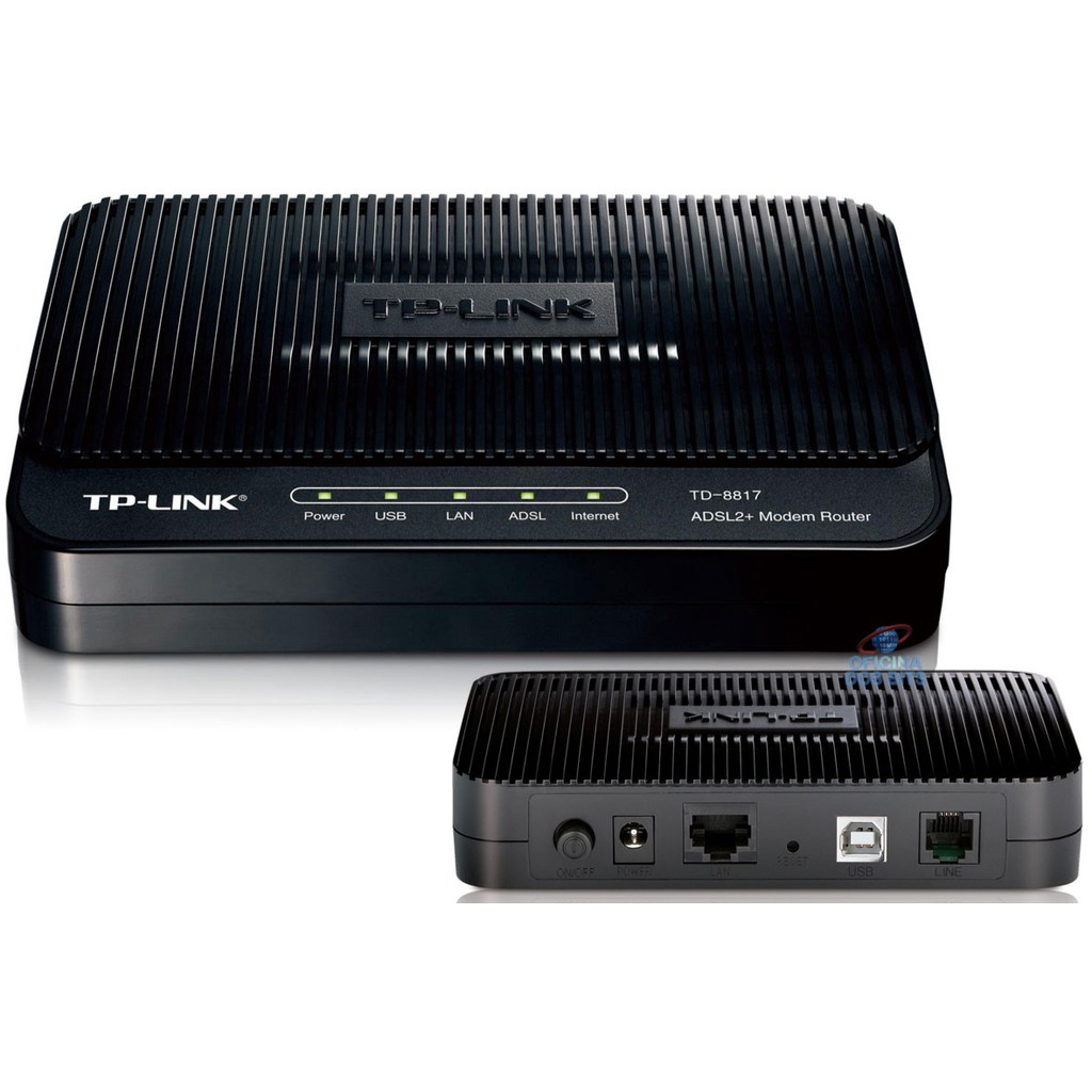 Modem Tp-Link ADSL TD 8817/ TP-Link TD-8817 - Router Modem USB/Ethernet ADSL2+