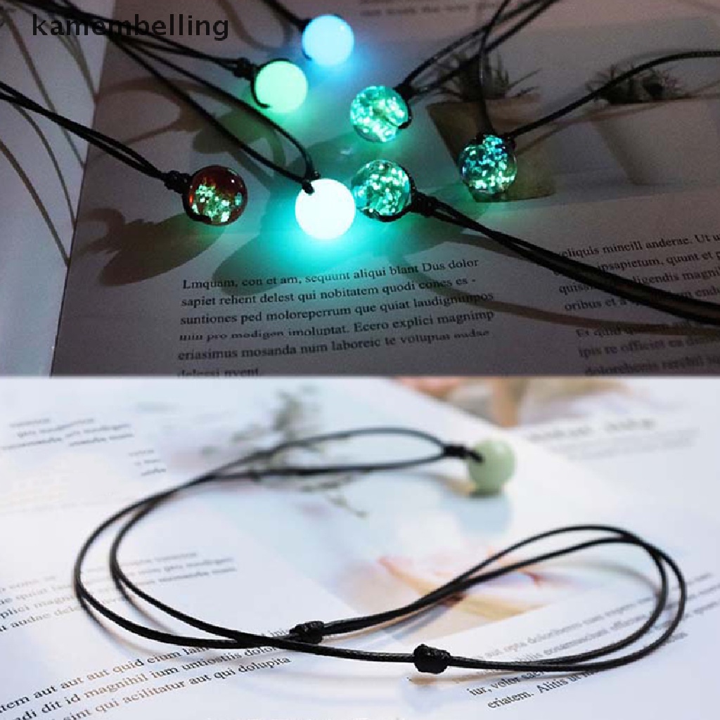 Vòng cổ Da Mặt Đá Phát Sáng Thời Trang Cho Nữ