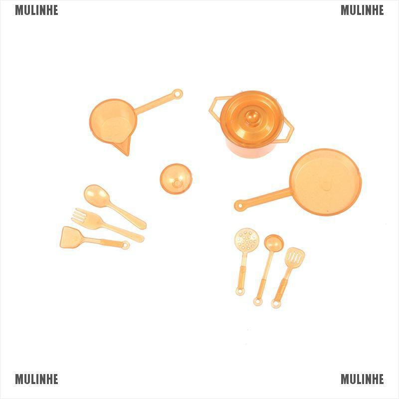 Set 10 Dụng Cụ Ăn Uống Mini Trang Trí Nhà Búp Bê