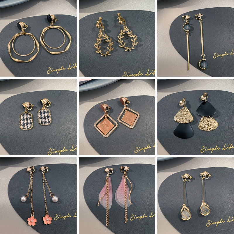 Bông tai phối ngọc trai giả nhiều kiểu dáng thời trang cho nữ