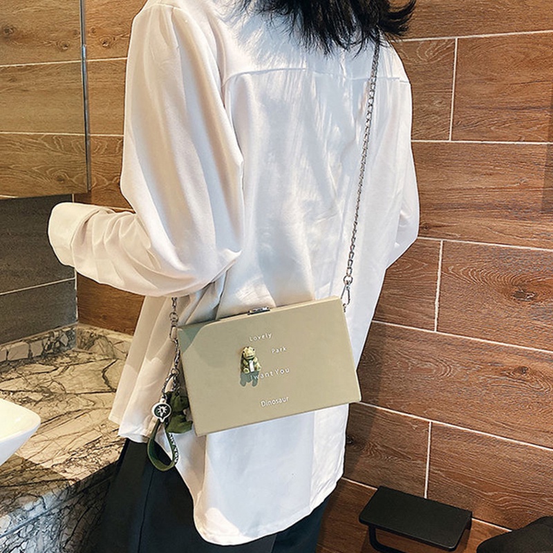 Túi Đeo Vai Hình Vuông Cỡ Nhỏ Phong Cách Hàn Quốc Dễ Thương Cho Nữ