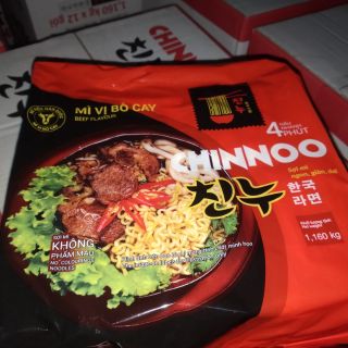 Mì cay Chinno Hàn Quốc nhập khẩu 100% 1 lốc 14 gói ( 8k/gói)