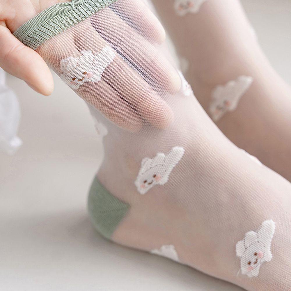 Vớ Lưới Màu Cầu Vồng Kiểu Công Chúa Thời Trang Mùa Hè Cho Bé Gái