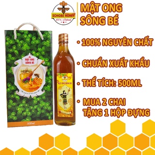 MẬT ONG SÔNG BÉ 500ml - mật ong nguyên chất - tự nhiên, an toàn và sang trọng - chất lượng chuẩn xuất khẩu sang Mỹ