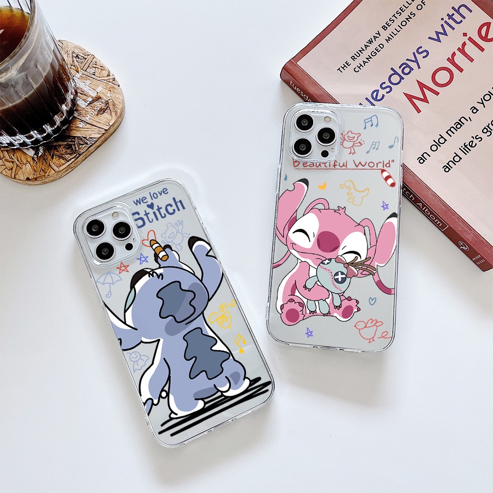 Ốp Điện Thoại Silicon Mềm Trong Suốt Họa Tiết Quái Vật Hoạt Hình Cho IPhone 11 12 13 Pro Max Mini XS Max X Xr 4 5 6 7 8 S + SE 2020