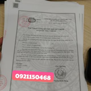 Trà hồng sâm 100 gói tw