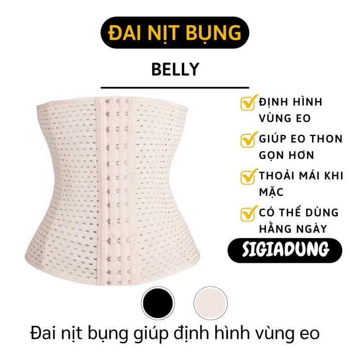 Đai Nịt Bụng Belly - Gen Nịt Bụng Định Hình Eo Thon, Latex Thoáng Khí, Không Thấy Bụng 4102