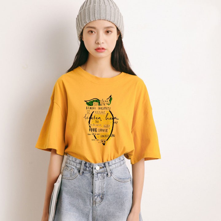 Áo Thun Nữ Unisex In Hình Trái Cây DLX